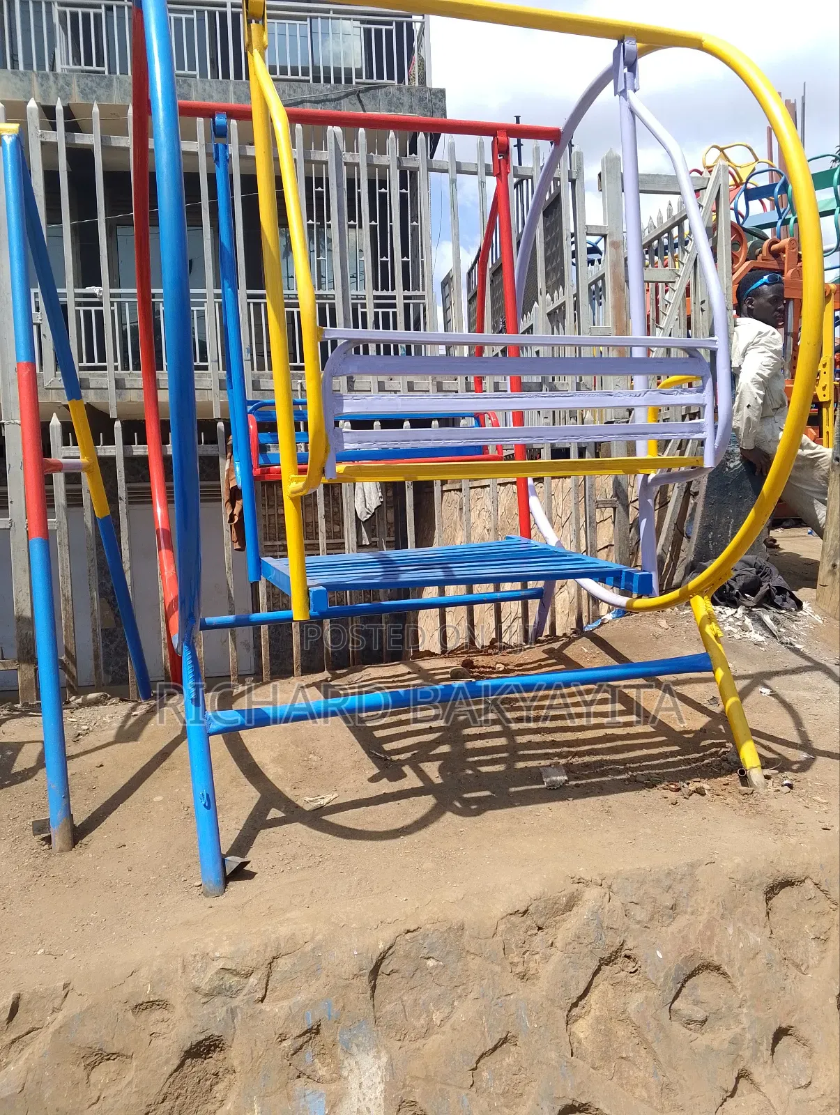 Children Round Swing