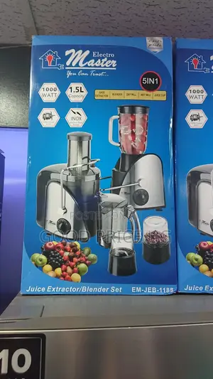 Electro Master Juice Extractor/Blender Set EM-JEB-1188