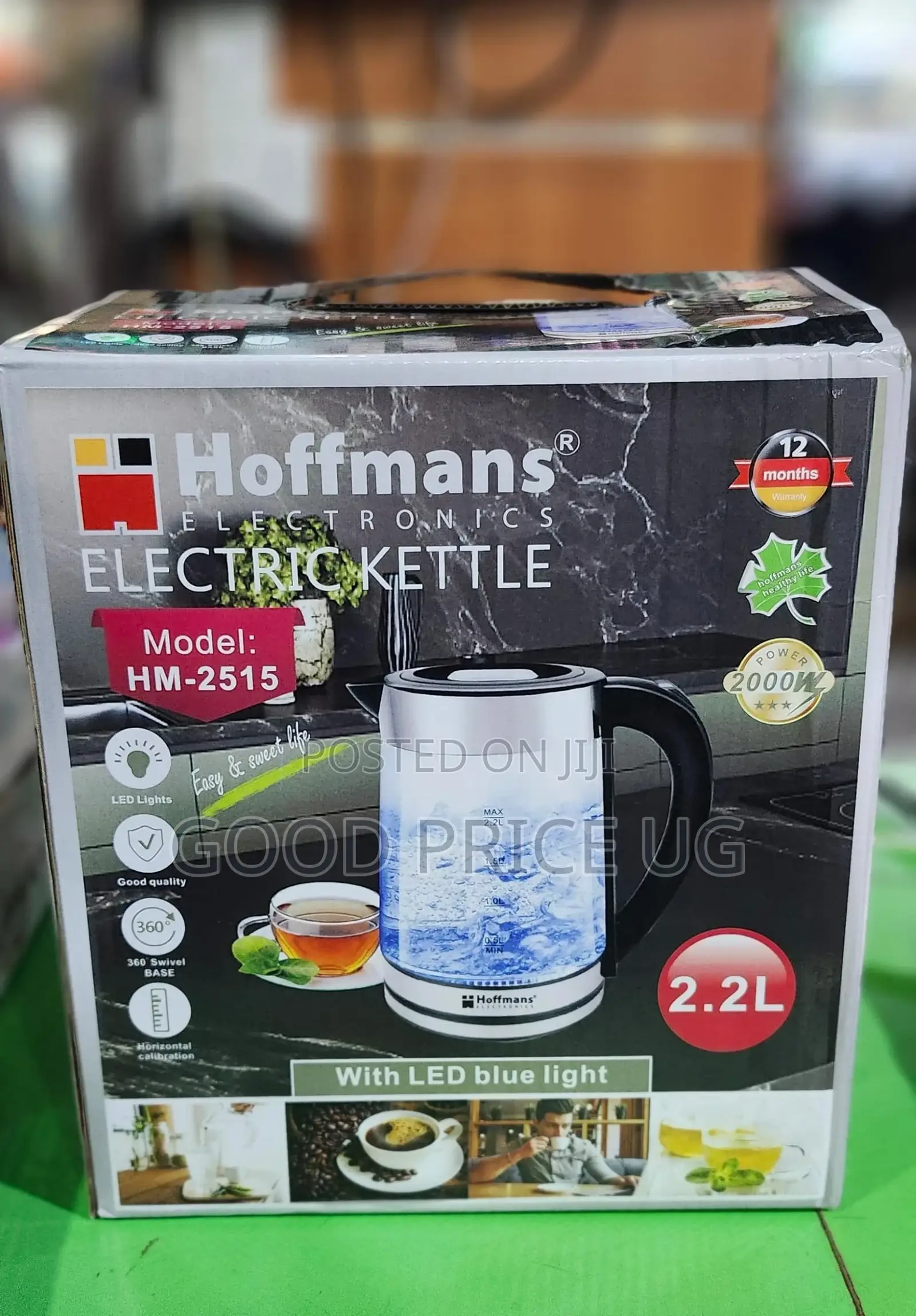 Hoffman's Electric Glass Kettle HM_2515