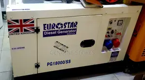 12.5kva Eurostar 3 Phase Generator/ Super Silent Pg18000/Ss