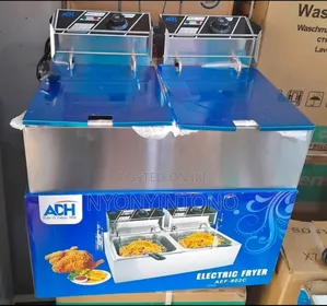Adh Double Deep Fryer With 2yrs Warrantee