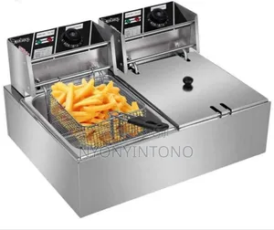 6L + 6L Double Commercial Deep- Fryer With 2yrs Warrantee