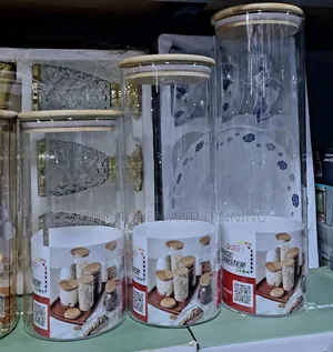Glass Storage Jars With Lid,