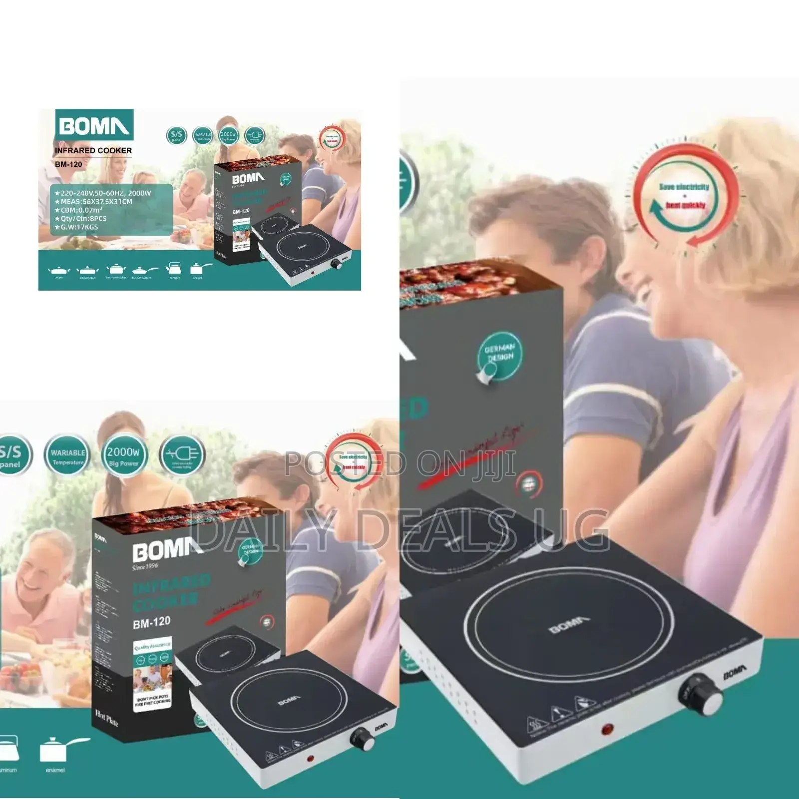 Single BOMA Infrared Cooker