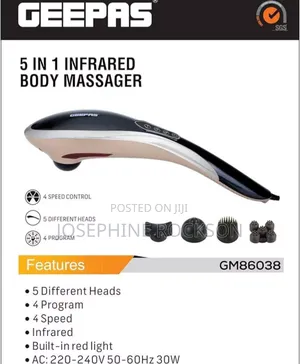 Geepas 5 in 1 Infrared Body Massager