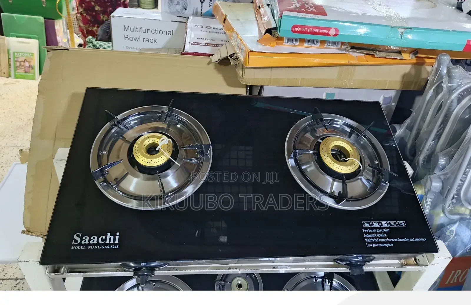 Saachi Double Burner Gas Stove