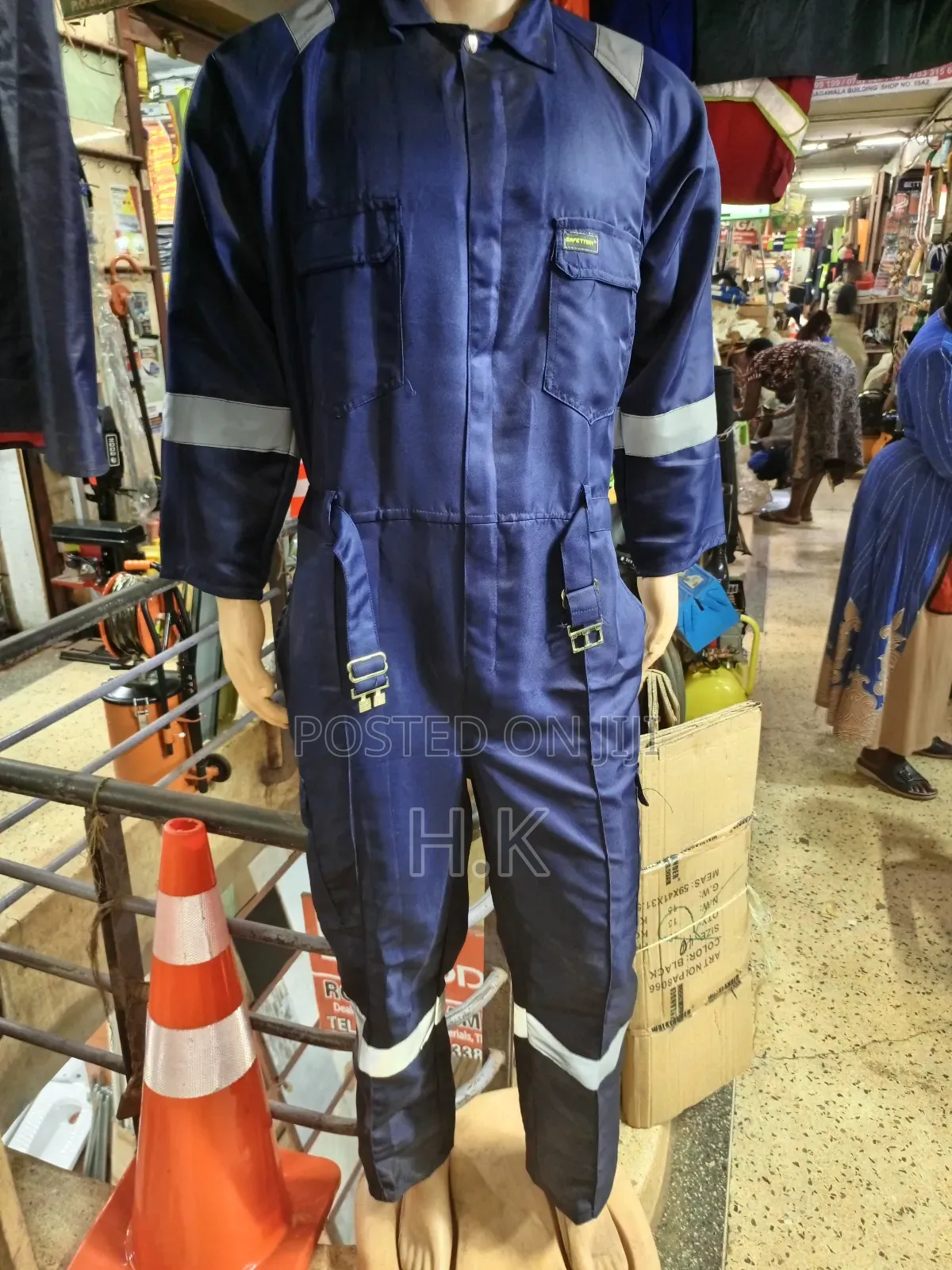 Overall With Reflective Stripes
