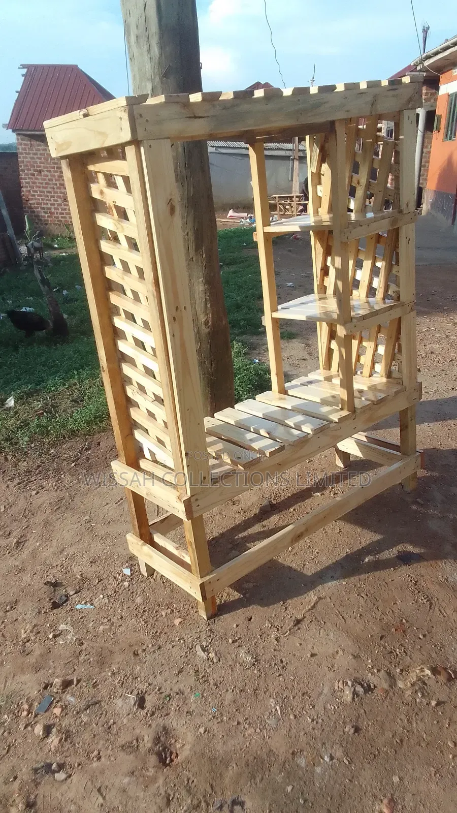 Wooden Pallet Closet