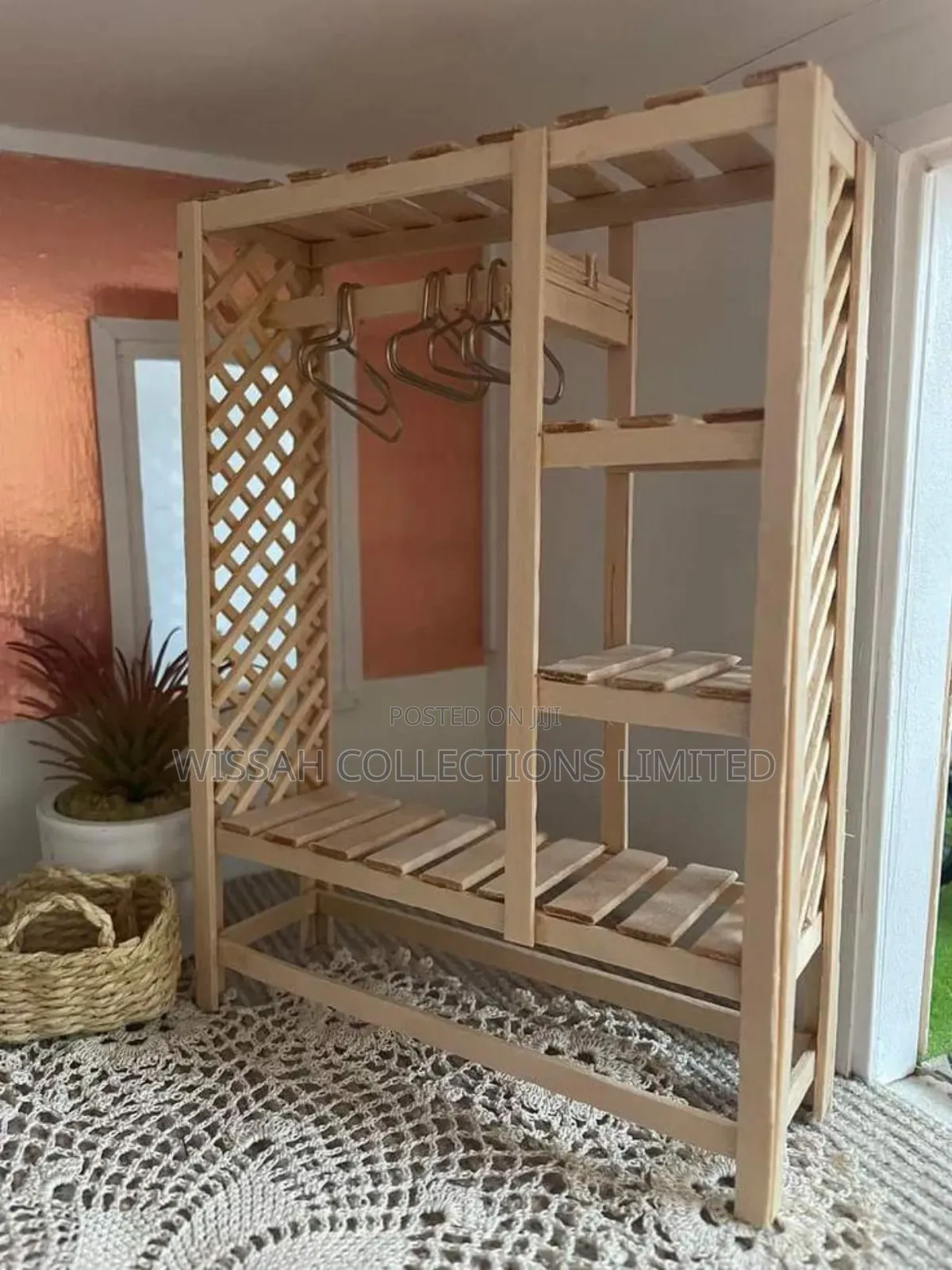 Wooden Pallet Closet