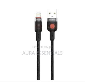 PORODO Braided Cable USB -a to Lightning 1.2M