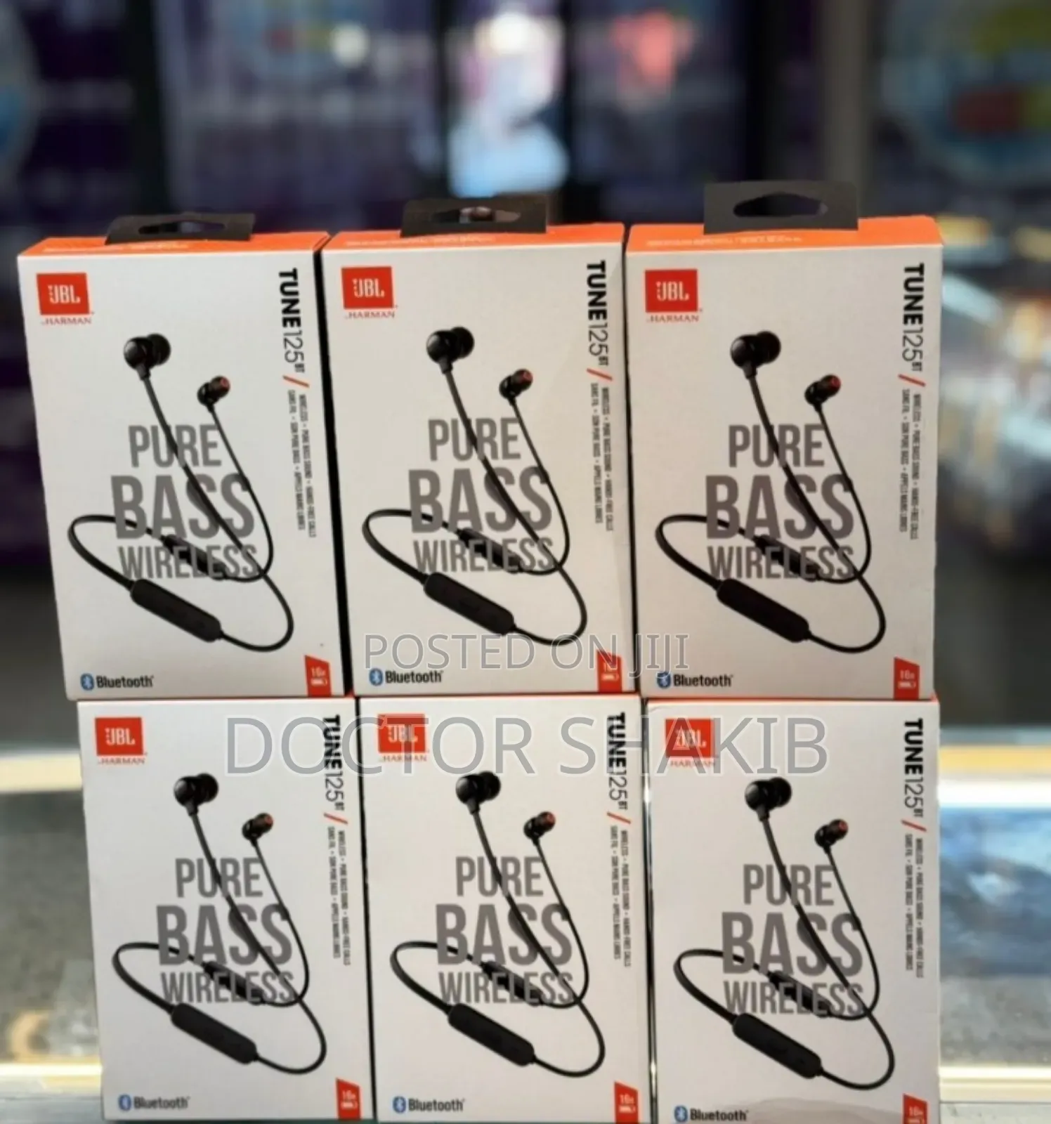 Durable JBL Pure Bass Tune 125BT