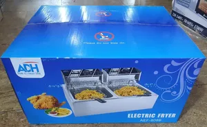 Adh High-Quality 12L Commercial Double Deep Fryer