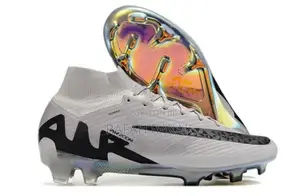 Original Grey Nike Air Zoom Superfly 9 Elite FG Soccer Boots