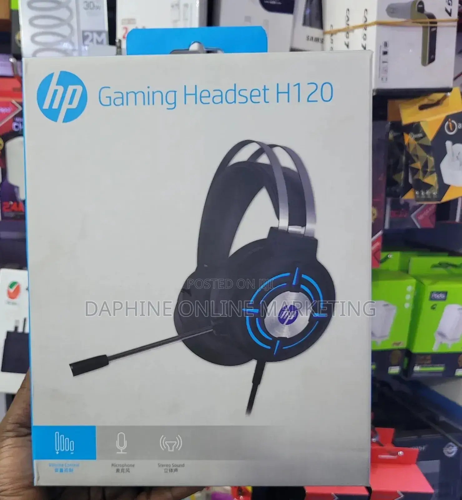 USB Gaming Headphone/ HP Skype Headphone and Mic