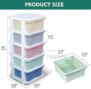 5 Tier Kitchen Storage Drawer With Shelves