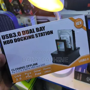 USB 3.0 Dual Bay/ Hard Disk Docking Station