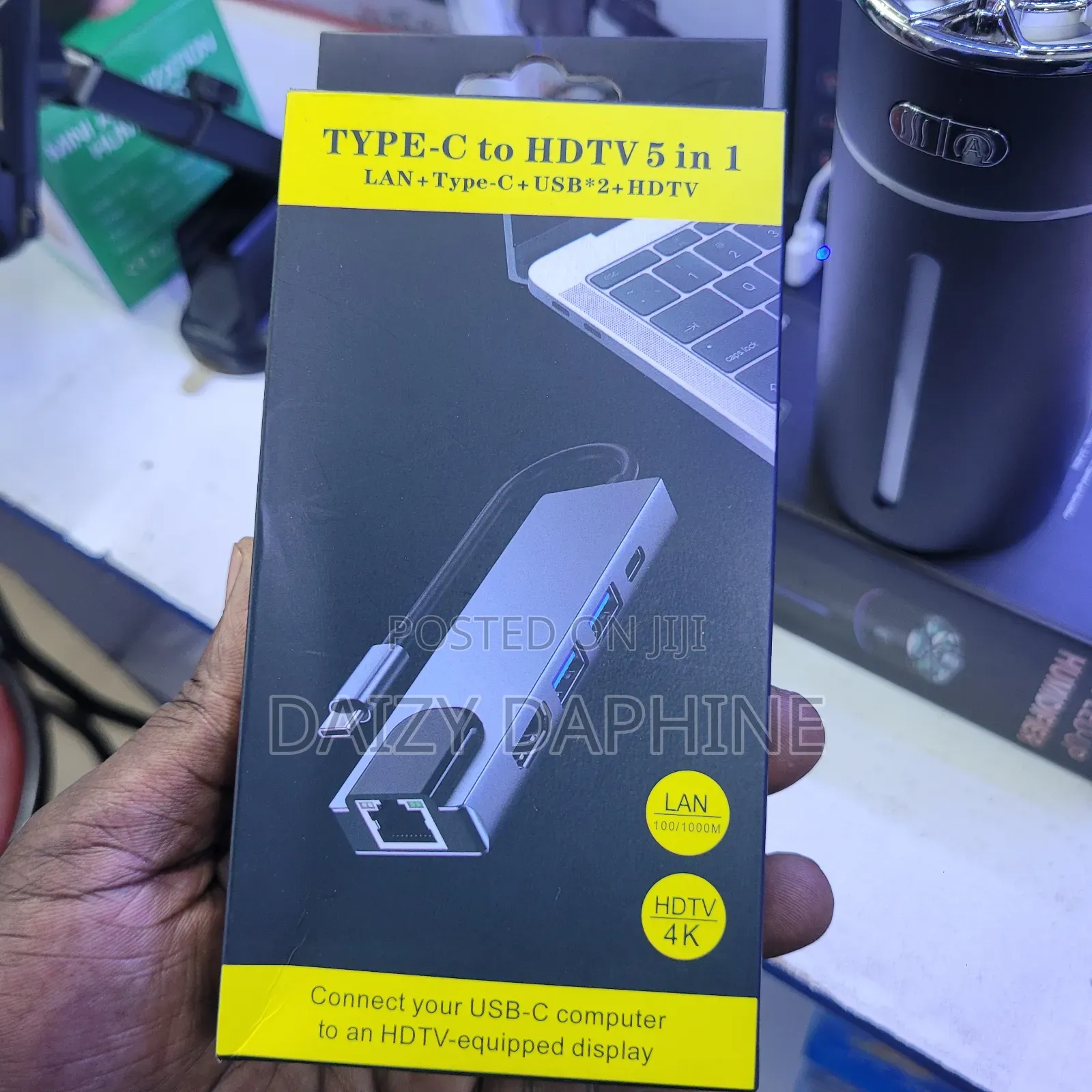 TYPE-C to HDTV 5 in 1
LAN+Type-c+USB*2+HDTV
