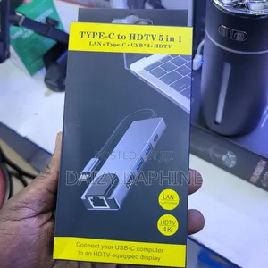 TYPE-C to HDTV 5 in 1
LAN+Type-c+USB*2+HDTV