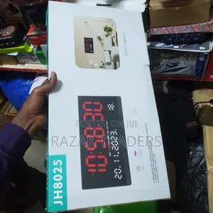 Large Green Digital LED Clock