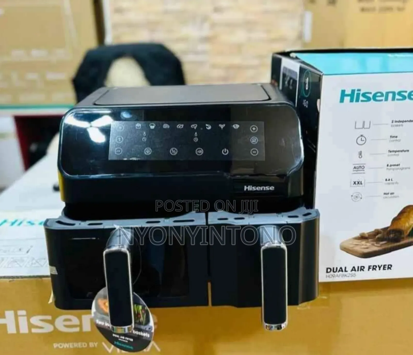 Hisense 8.8l High Quality Double Digital Air Fryer