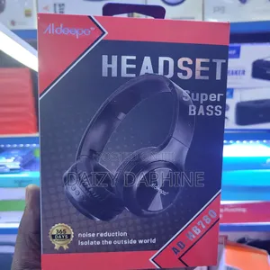 Pure Bass Aldeepo Headphone/Wireless Bluetooth Headset