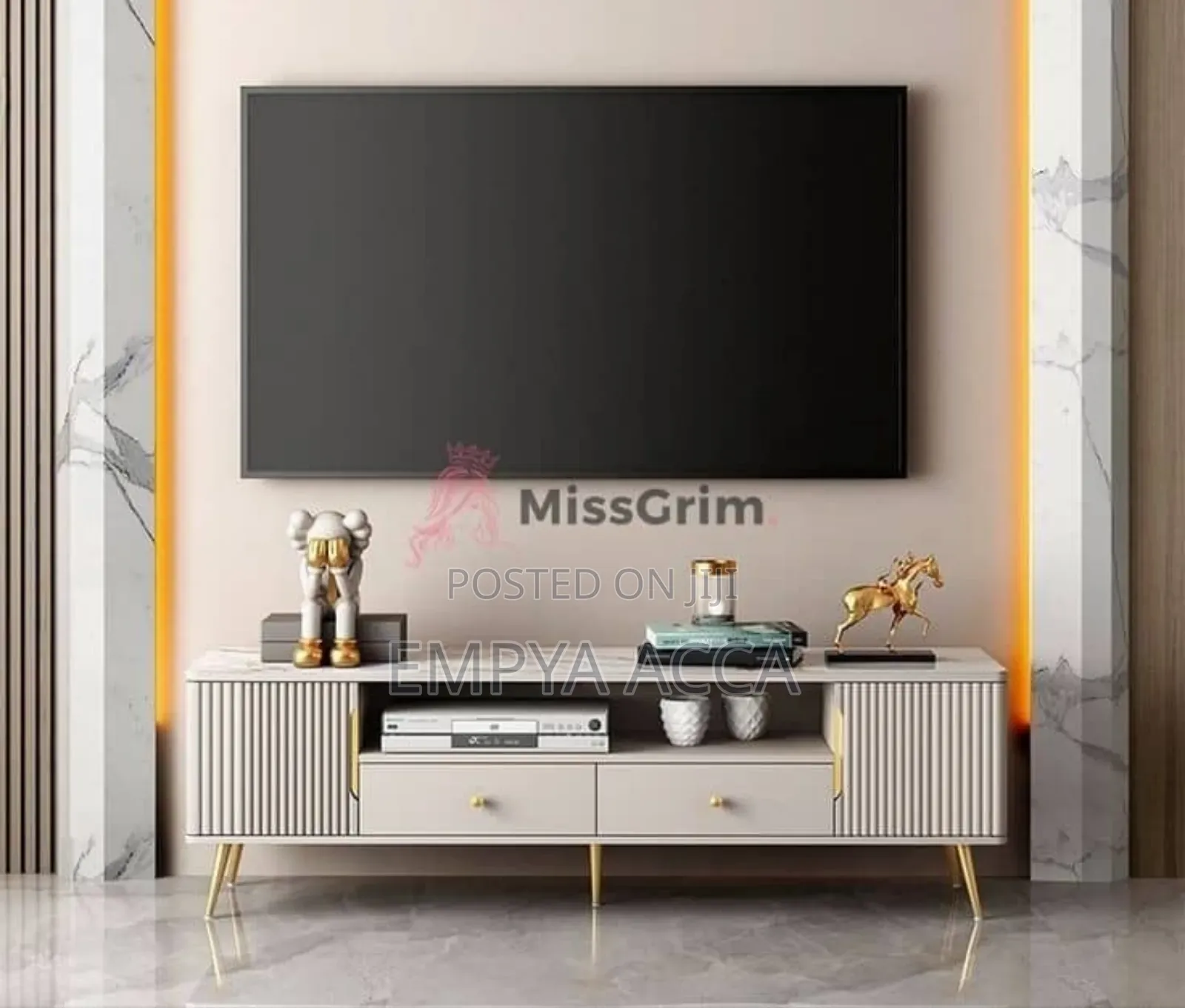 TV Stand White