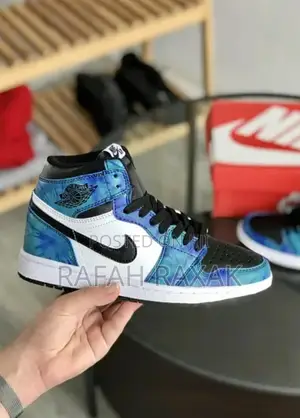 Unisex Air Jordan 1 Retro Tie Dye Sneaker