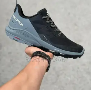 Black/Grey Salomon Outpulse Gore-Tex Casual Hiking Sneakers
