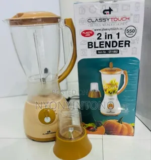 Classytouch High-Quality 2 in 1 Blender