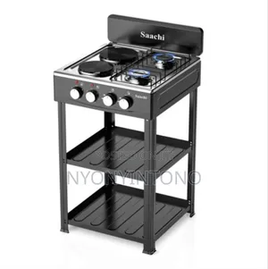 Saachi 2electric +2gas Cooker With 1yr Warrantee