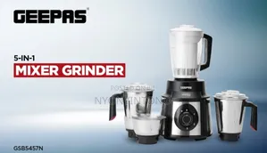 Geepas High-Quality 5 in 1 Blender With 2yrs Warrantee