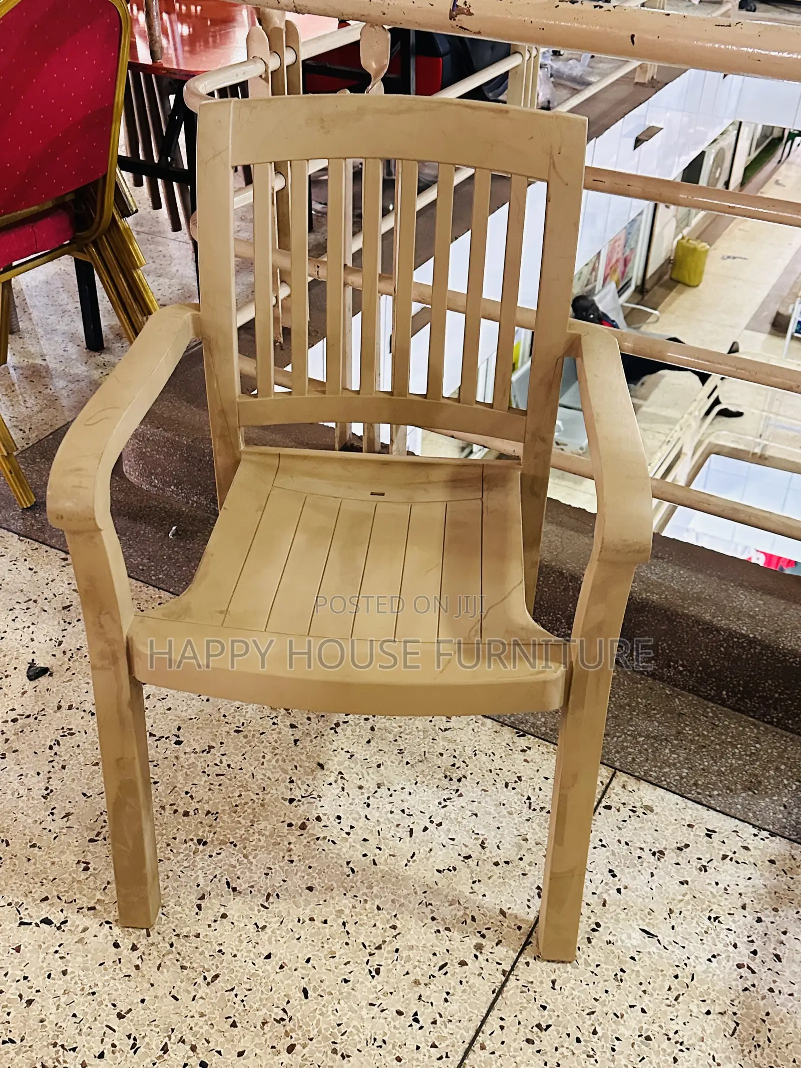 Creamy Plastic Chair
