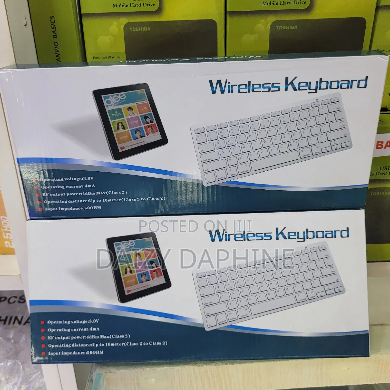 Bluetooth and Wireless Portable Keyboard