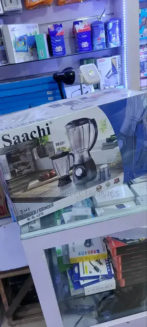 Blender Saachi Electric Blender3in1double Jar Blender-Black