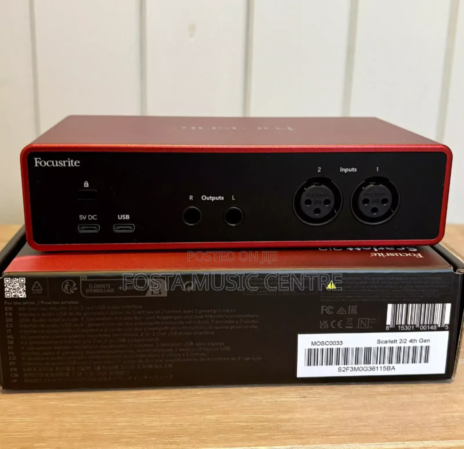 Focusrite 2i2 4th Generation New Still Sealed