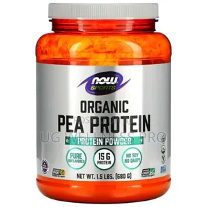 NOW Foods Organic Pea Protein Powder, Pure Unflavored 680g
