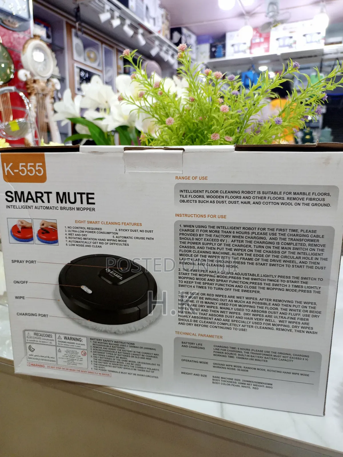 Cleanel Robot Vacuum Cleaner.