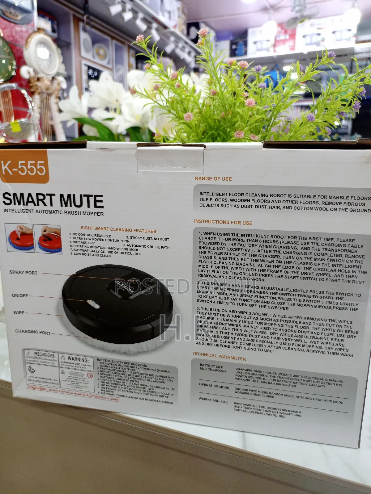 Cleanel Robot Vacuum Cleaner.