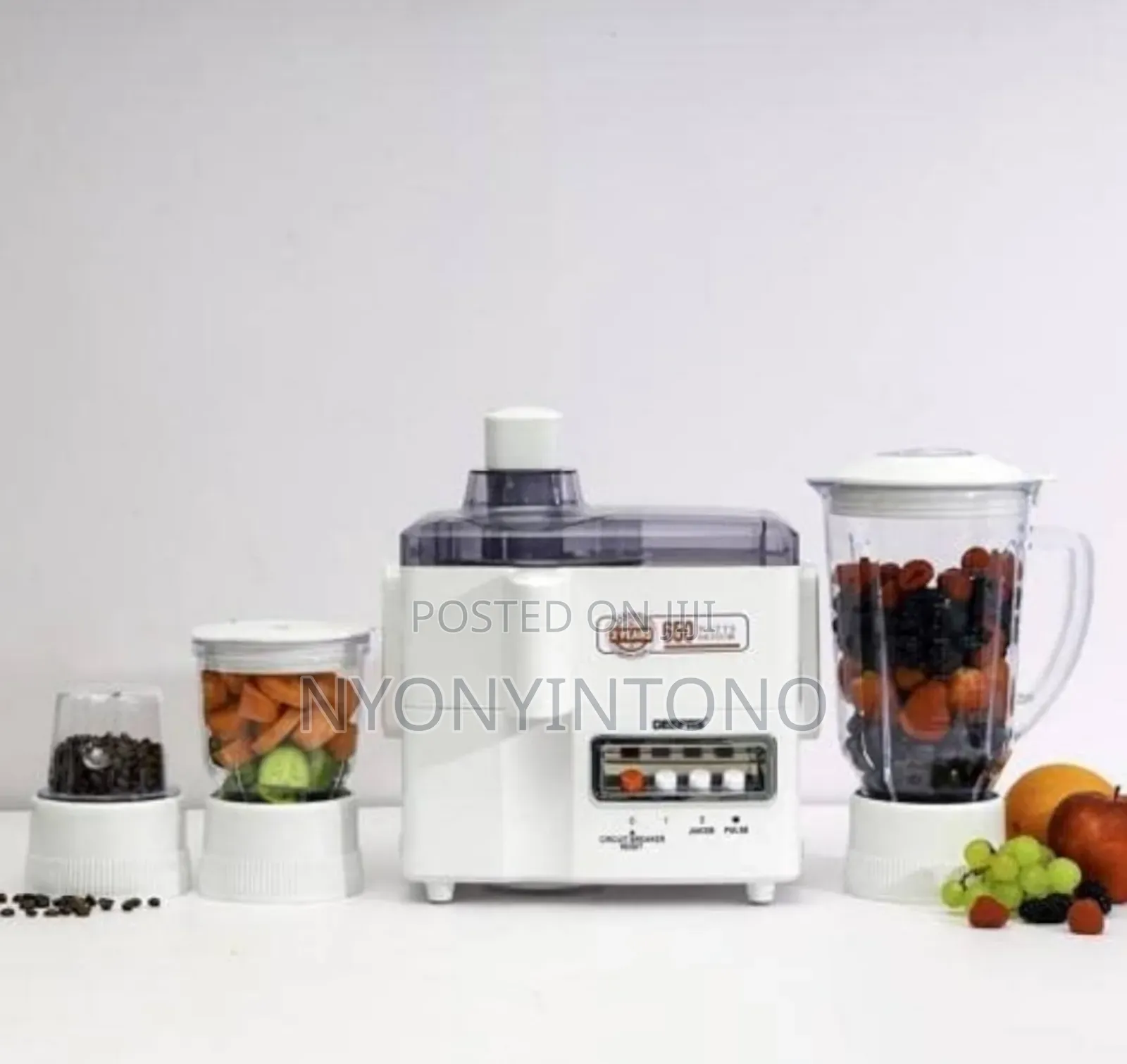 Geepas 4 in 1 Juicer Blender With 2yrs Warrantee