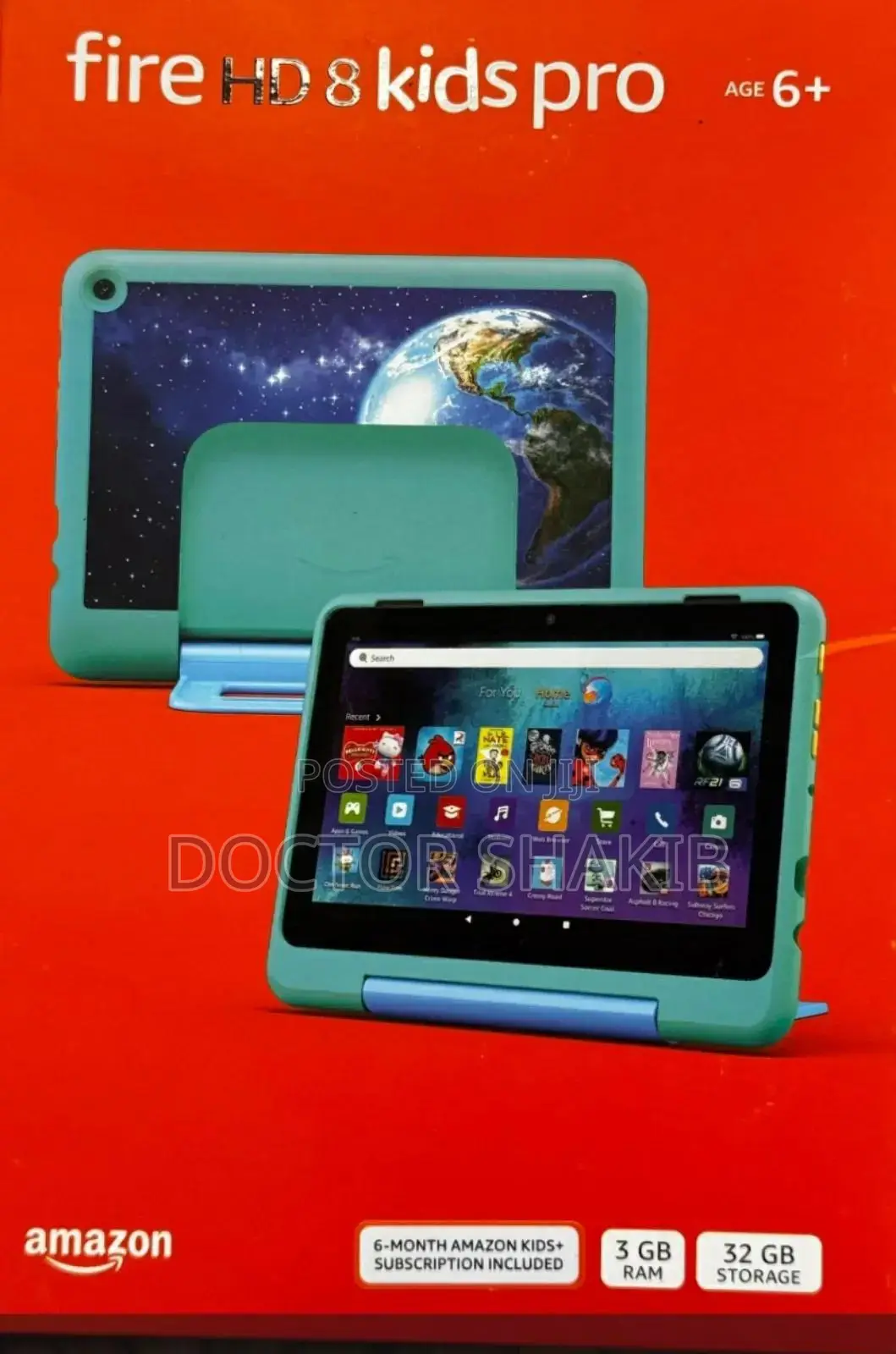 New Amazon Fire HD 8 32 GB Red