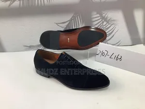 Black and Brown Suede Shoes