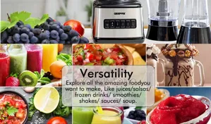Geepas Highquality 3 in 1 Juice Blender With 2yrs Warrantee