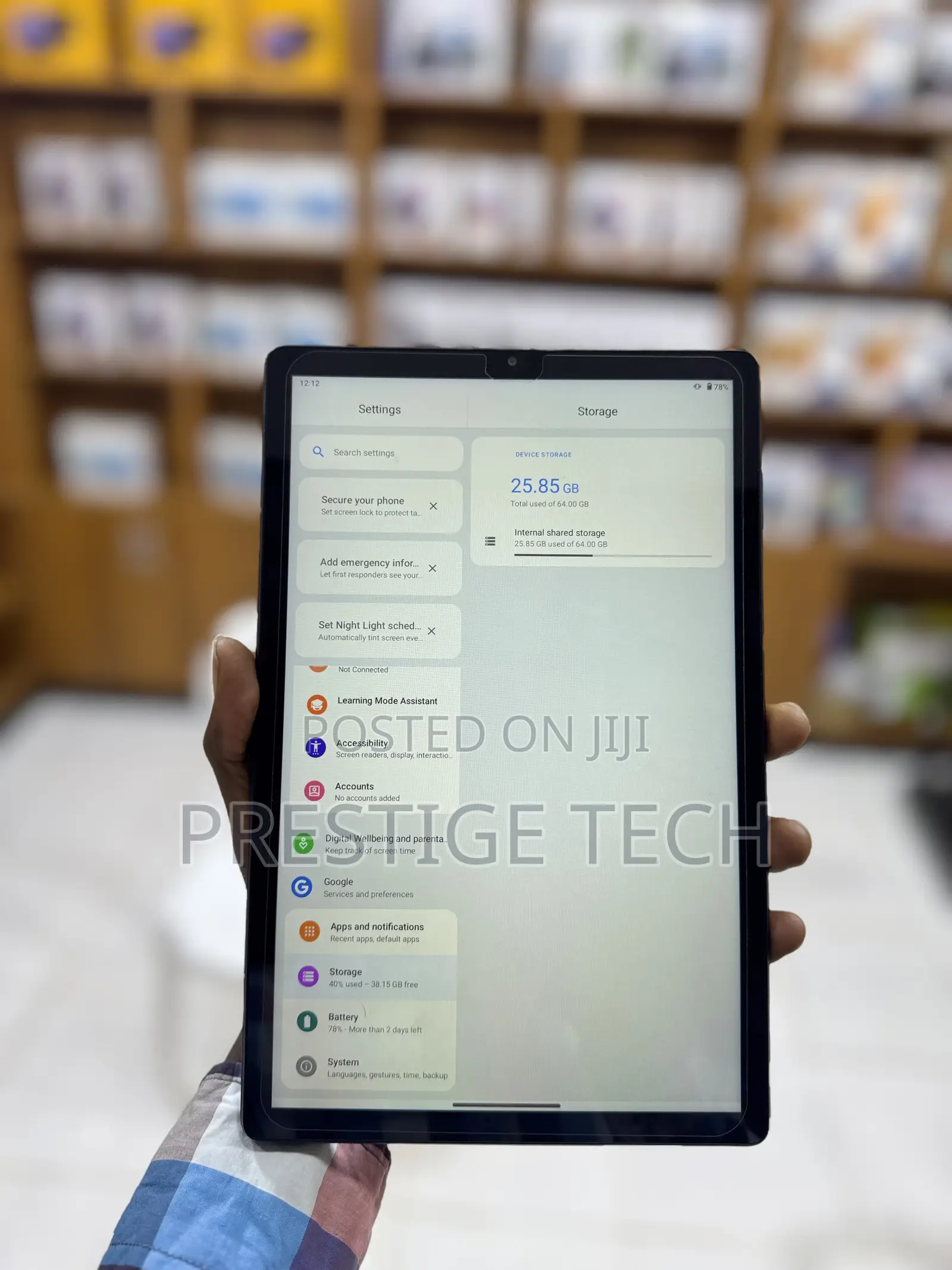 Lenovo M10 FHD REL 64 GB Black