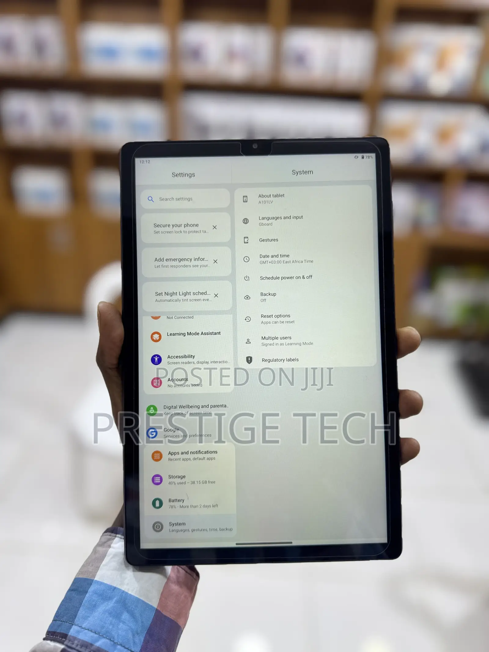 Lenovo M10 FHD REL 64 GB Black