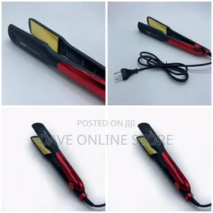RAF Negative Ion Hair Straightener Ceramic Flat Iron 2 in 1