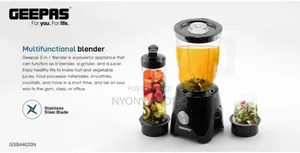 Geepas 3-in-1 Blender GSB-44033 With 2yrs Warrantee