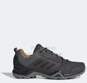 Original Grey Adidas Terrex AX3 GTX Hiking/Trekking Sneakers