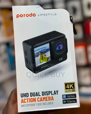 Original Porodo Uhd Dual Display Action Camera (Pd-4kacam)