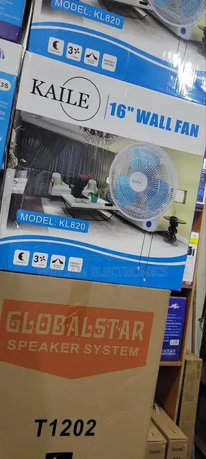 Electric Kaile Wall Mounted Fan/White 16inch Wall Fan