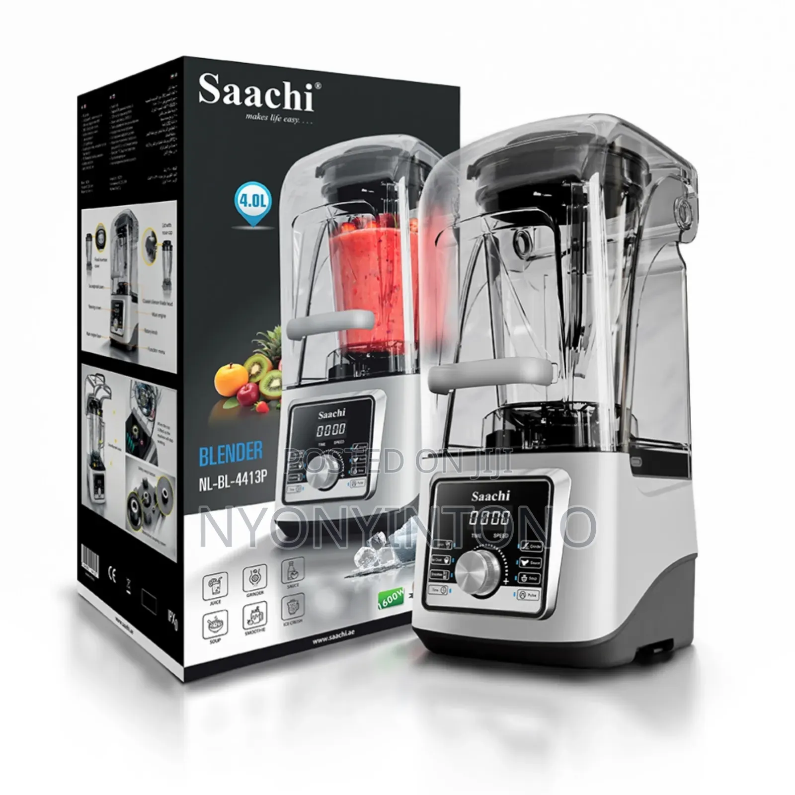 Saachi Super Blender With Noise Cancelation Cover